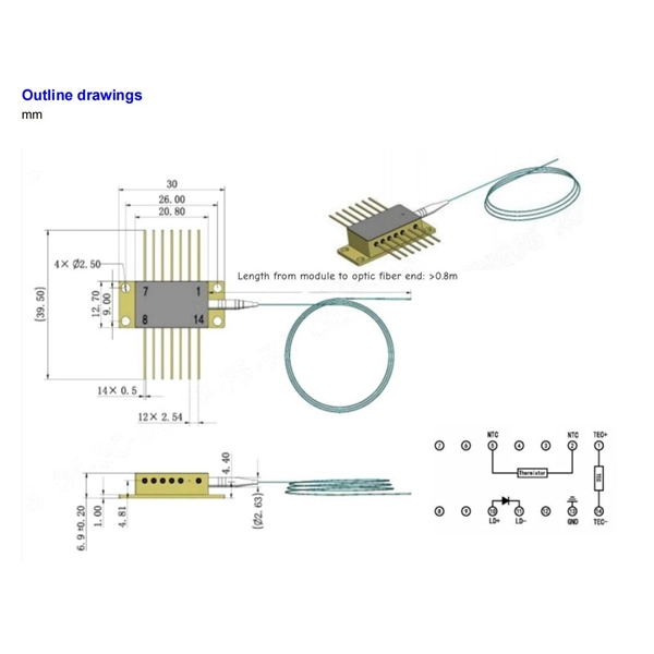 Laser Diode Four-Pin Connection Method