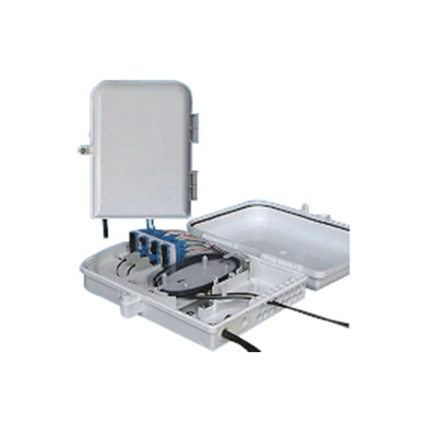Wireless network router connected only to fiber optic cable